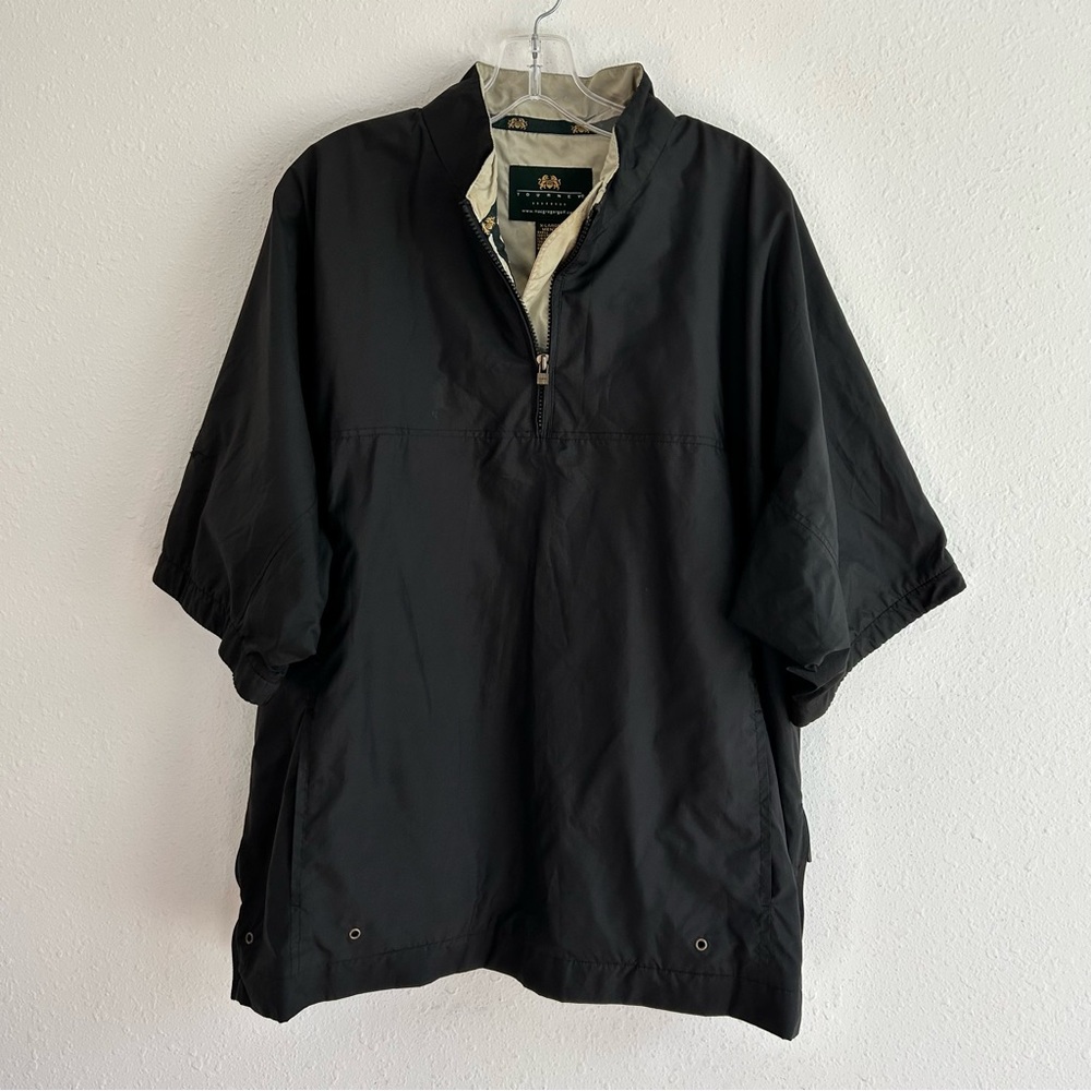 MacGregor Tourney Golf Pullover Men’s XL Quarter Zip Windshirt Short Sleeve
